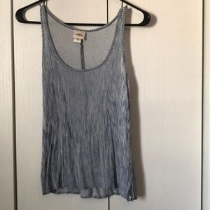 Daytrip Blue Stripped Tank Top